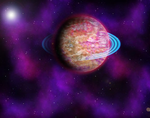 planet and stars