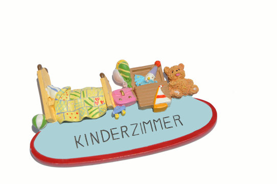 T&uuml;rschild Kinderzimmer