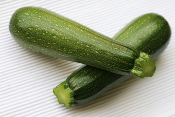 Two zucchinis