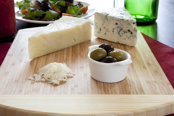 Cheeses and Olives