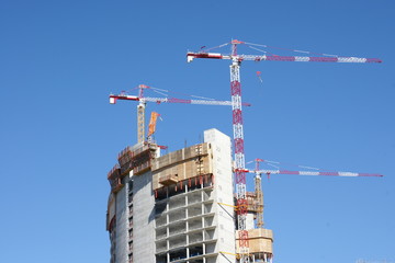 grattacielo in costruzione