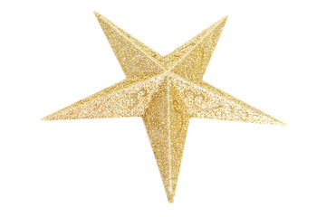 Beautiful Christmas Star Isolated on White