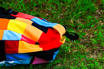 a bag is colourful