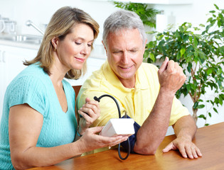 Home monitoring of blood pressure