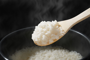 ご飯としゃもじ1