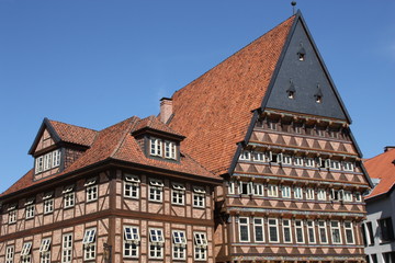 Fototapeta na wymiar Altstadt von Hildesheim