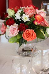 bouquet centre de table de fête