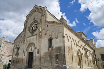 Fototapeta na wymiar Katedra Matera. Basilicata.