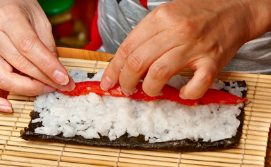 Obraz na płótnie Canvas sushi