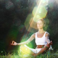lotus yoga sunrise