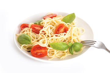 spaghetti with tomatoes