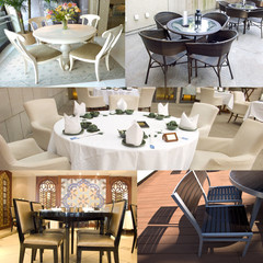 Table & chairs collage