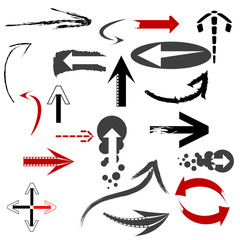 Set of arrows. Vector version available in my gallery.