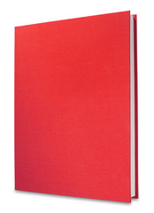 Red book, isolated with clipping path