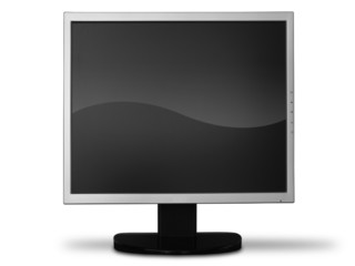 black flat moniter