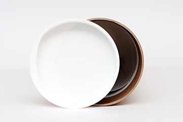 Versandrolle mit Deckel von vorne