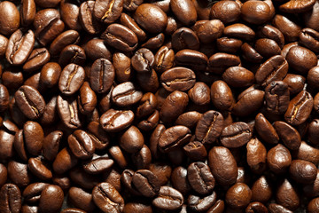 roasted coffee beans background