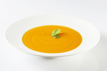 Soupe Orange assiette