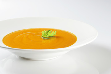 Soupe Orange assiette