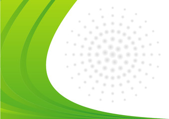 Abstract poster background concept with waves and circle