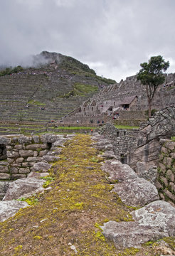 Machu Picchu - The Lost City of the Incas in Peru.