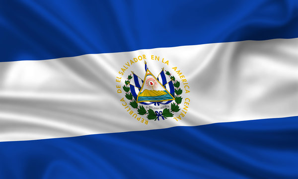 Flag of El Salvador Fahne Flagge