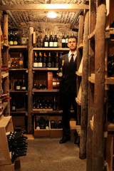 Naklejka premium Wine cellar