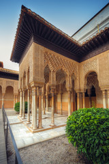Fototapeta premium Alhambra patio, Granada, Spain