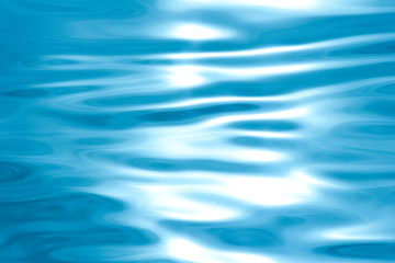 Blue water surface