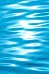 Blue water surface