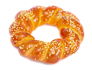 bagel with sesame