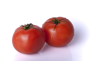 two tomatoes