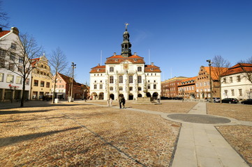 Fototapeta premium Altes Rathaus in Lüneburg