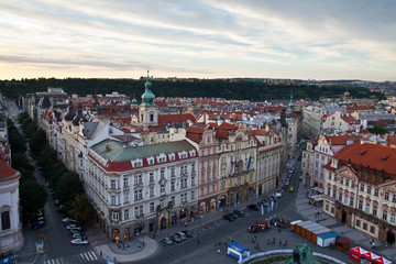 Fototapeta na wymiar Praga Plaza Vieja V