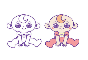 赤ちゃんのおすわり