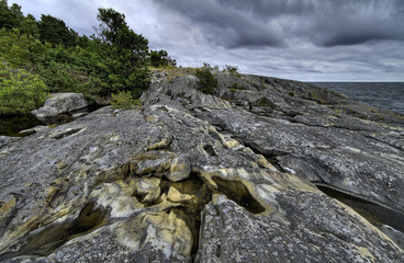 Rocky island.