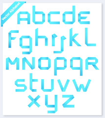 ALPHABET rubans bleus