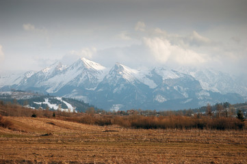 Fototapeta premium Tatra mountains panorama.