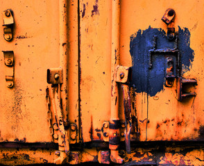 Peeling Paint, Rusty Door