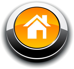 Home 3d round button.