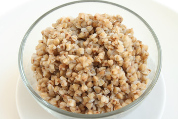 Buckwheat on the plate