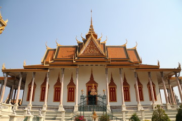 Fototapeta premium Thronhalle im Königspalast in Phnom Penh