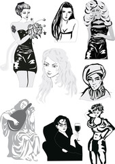 women portraits collection