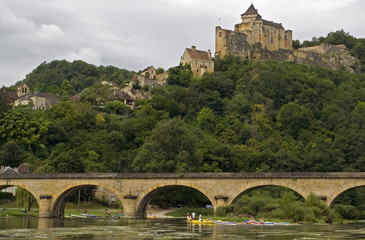 Obraz premium château sur la dordogne