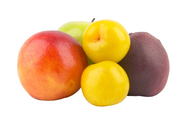 green apple peach nectarine plums