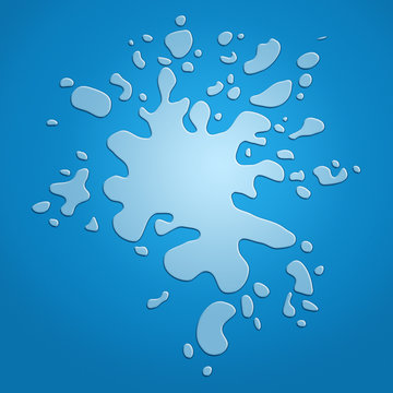 Wasserklecks