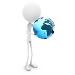 Mr. Emotion V.12.2a Holding Earth white