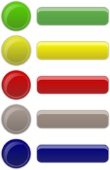 gemischte Buttons bunt