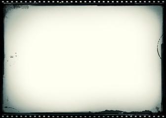 Grunge film frame with space for your text and images