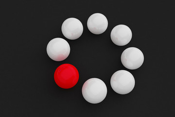 Gemeinschaft - Community - Together - 3D